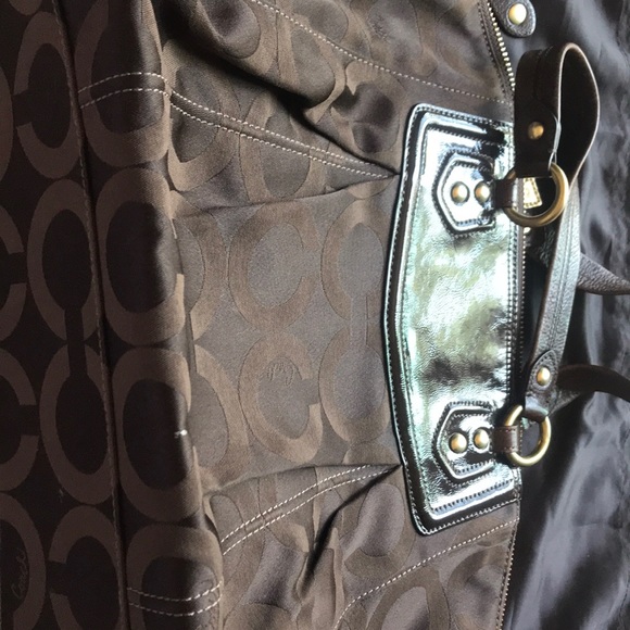 Madison Julianne Chocolate Brown Satchel - Picture 4 of 4